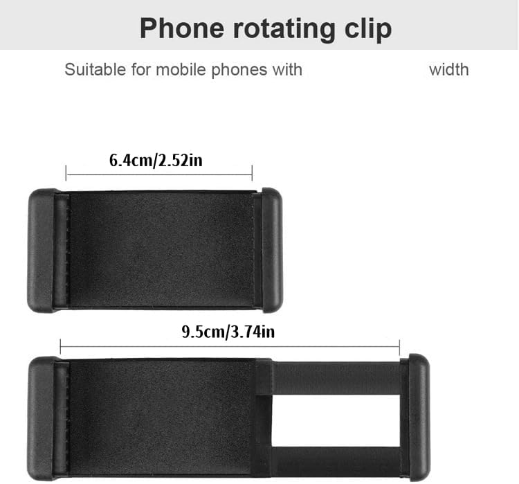 RockCheems Guitar Phone Holder Mount for Live Broadcast Video Recording, Suitable for iPhone and Samsung Smart Phones, Bass Ukulele Electric Guitar Accessories with 12pcs Guitar Picks, Guitar Gifts - Image 4